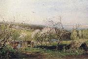 Alexei Savrasov Rustic View oil on canvas